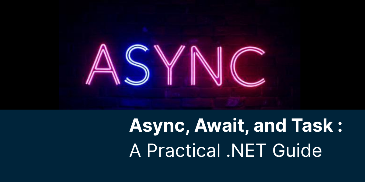 Async, Await, and Task in C#: unlock