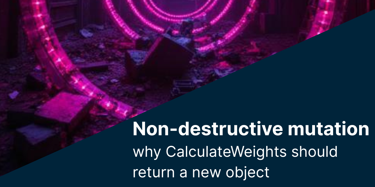 Unlock Non-Destructive Mutation: Stop Mutating Shared Domain Objects